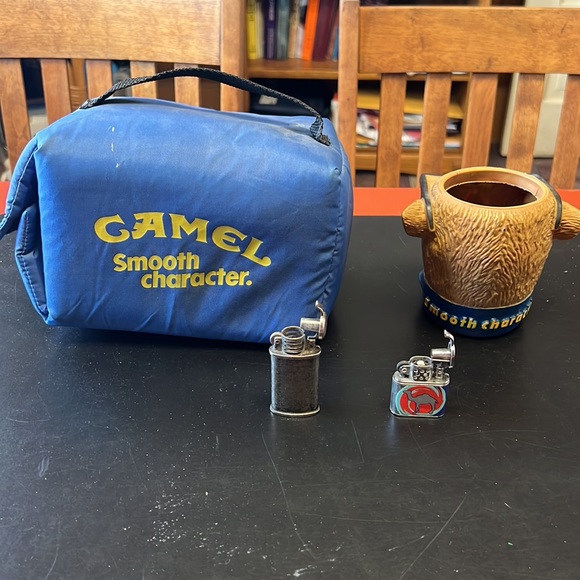 Camel. Joe Camel. Smooth Character Lot. Container, Drink Holder and Camel Lights - Picture 2 of 5